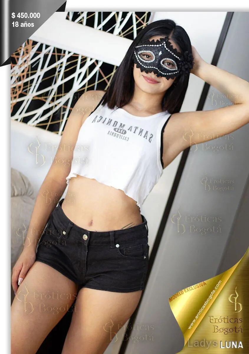Luna, 18 years BBW escorts girl, height 160 sm, Weight kg, backpage Bogota