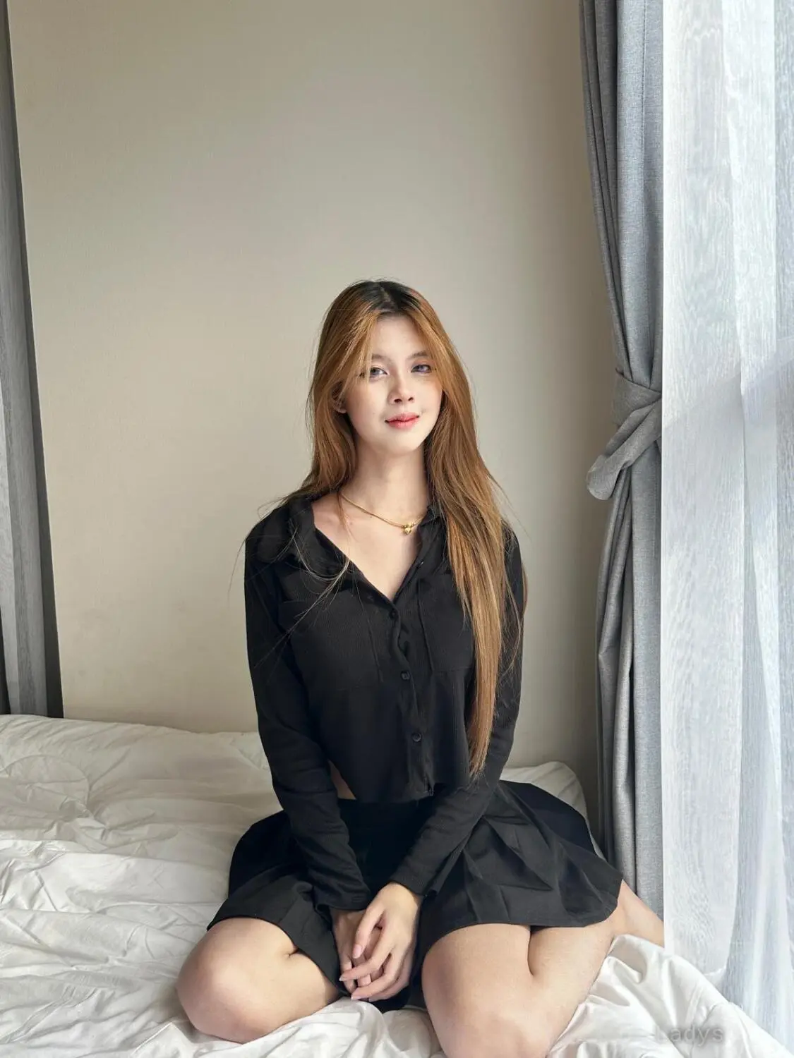 Skinny, 18 years old Bangkok escort girl with big tits, height 169 sm, Weight  kg