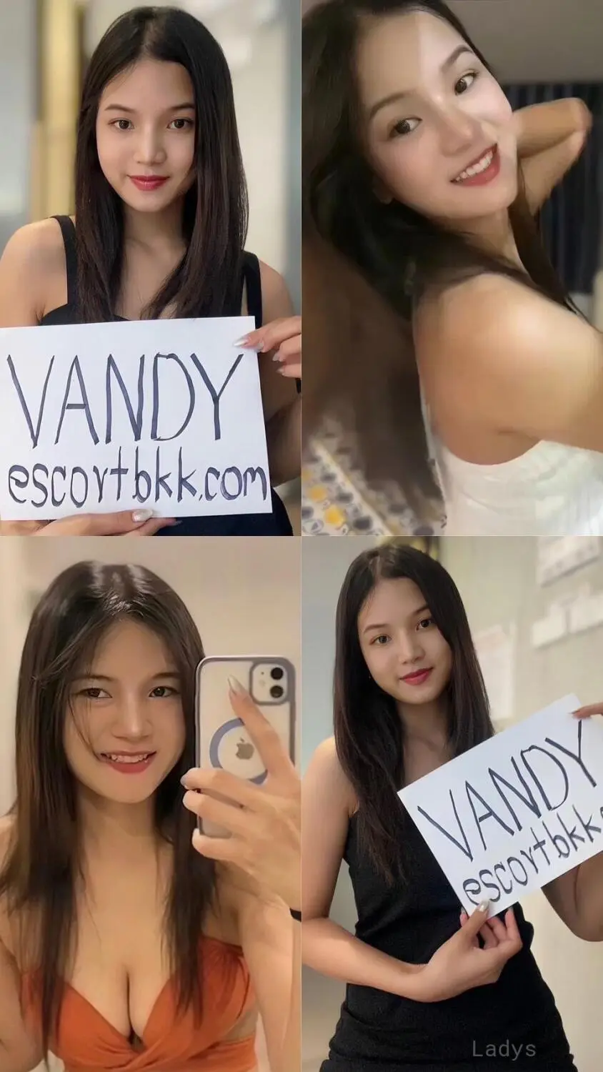 Vandy Student Escort, 20 years beautiful nude Bangkok escorts girl, height 164 sm, Weight 49 kg