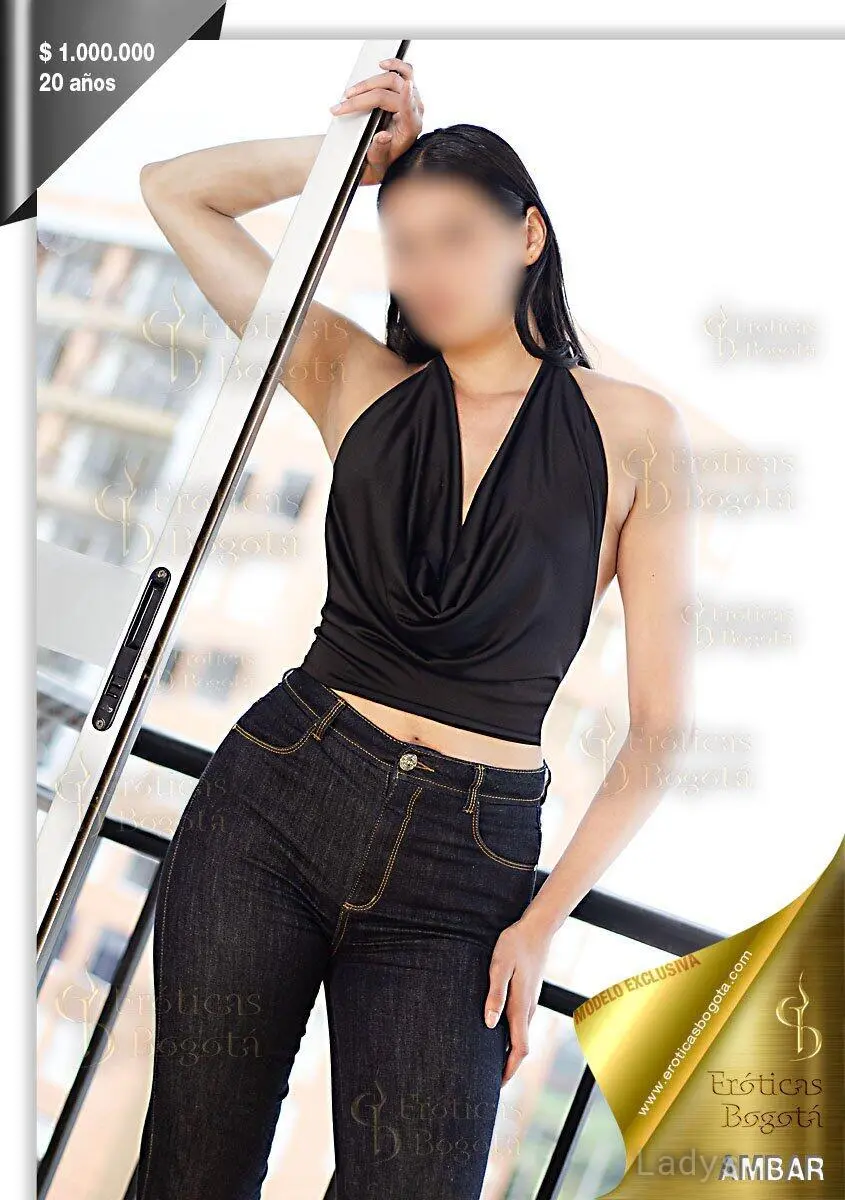 Ambar, 20 years old Bogota escort girl with big tits, height 180 sm, Weight  kg
