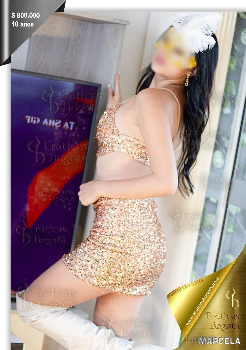 Marcela, 18 years brunette escorts in Bogota, height 170 sm, Weight  kg