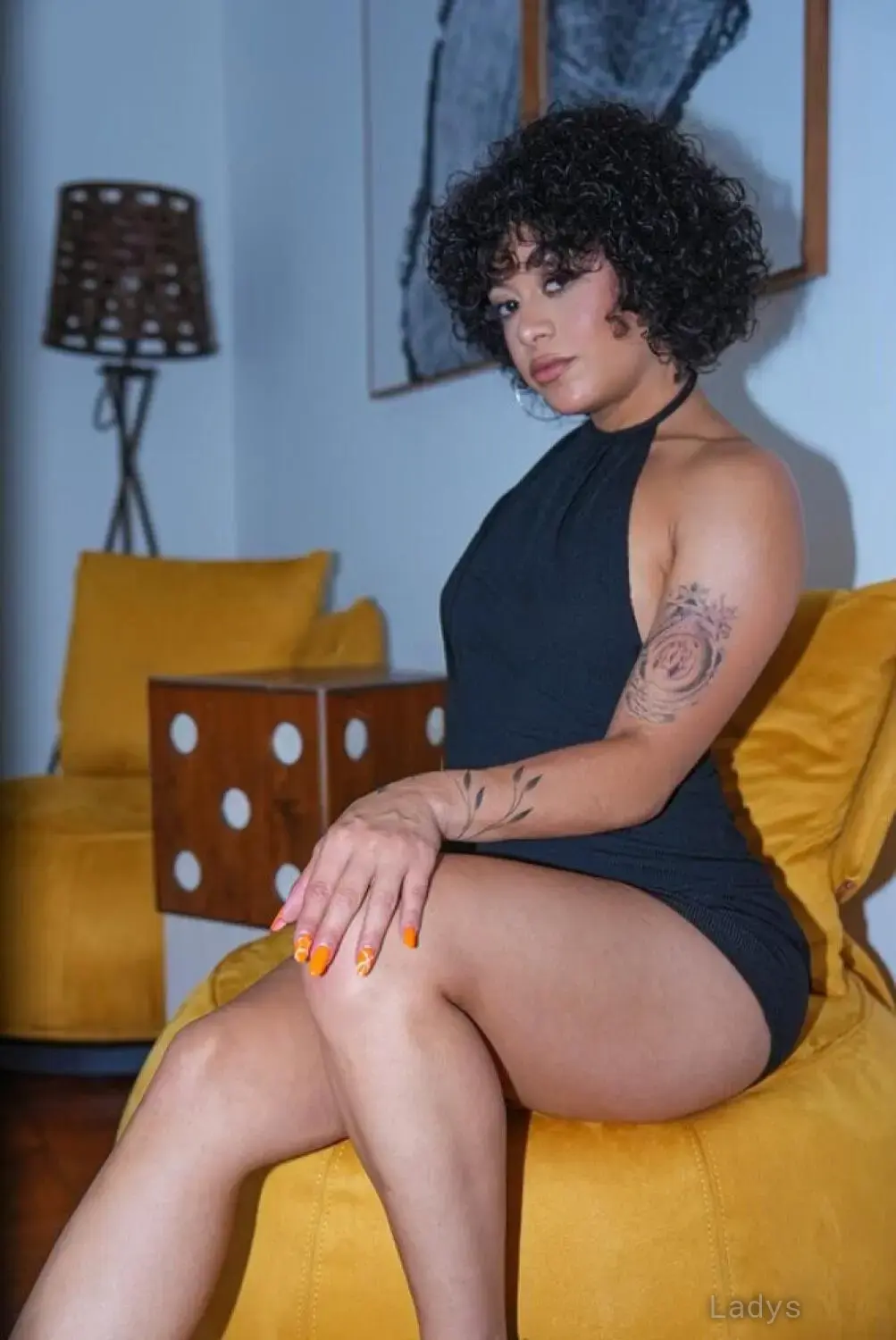 CURLY, 26 years brunette escorts in New Jersey, height 150 sm, Weight 55 kg