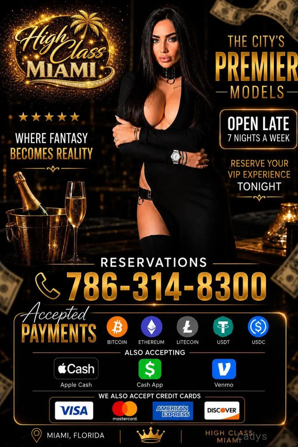 High Classmiami, 25 years beautiful nude Fort Lauderdale escorts girl, height 159 sm, Weight 52 kg
