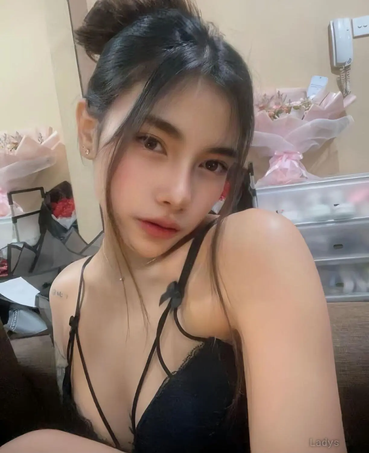Friska, 23 years old Kuala Lumpur escort girl with big tits, height 158 sm, Weight kg