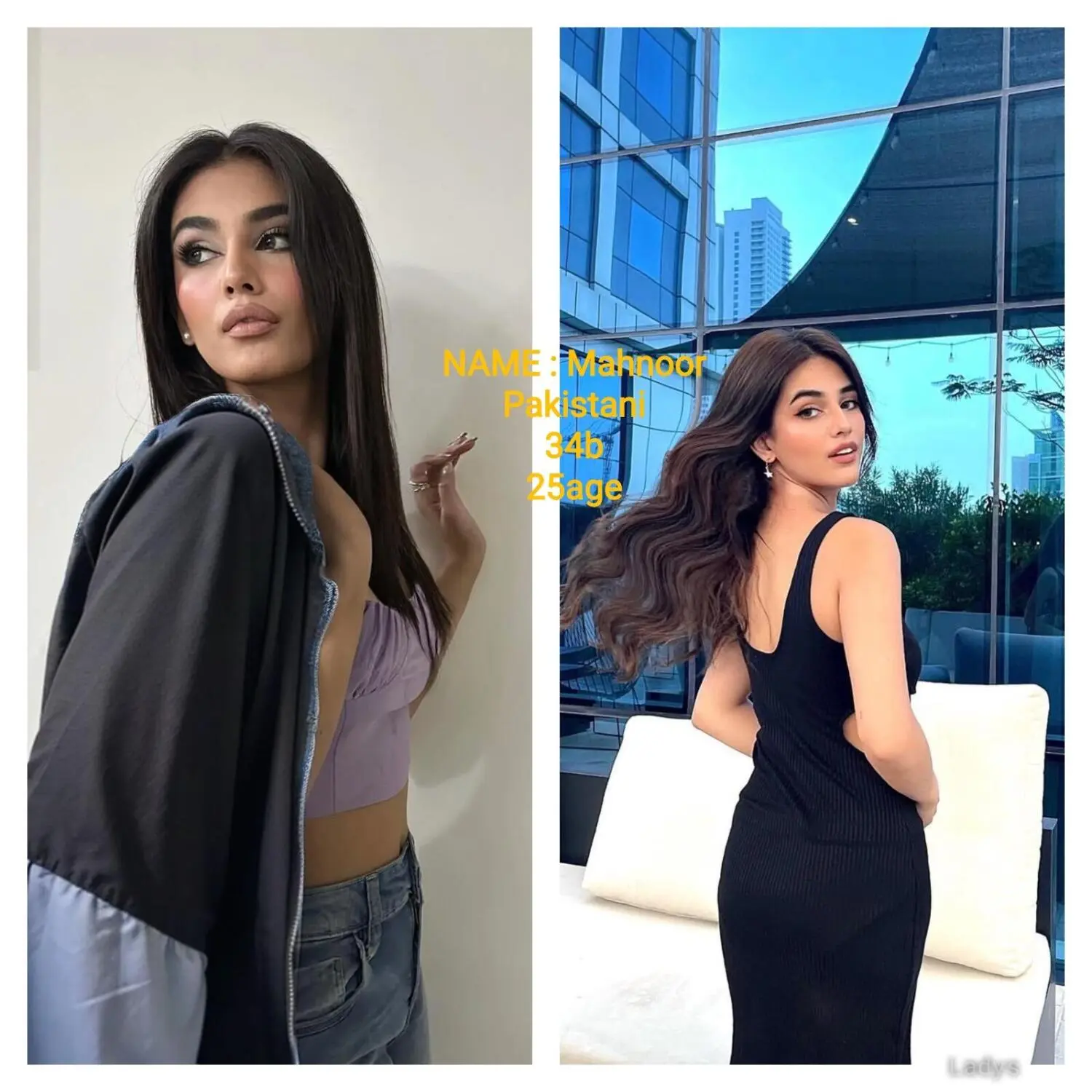 Mahnoor, 23 years beautiful nude Kuala Lumpur escorts girl, height 168 sm, Weight 47 kg