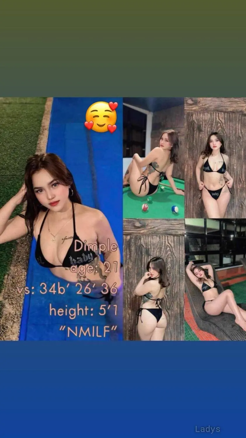 Dimple, 21 years old Makati escort girl with big tits, height 152 sm, Weight kg