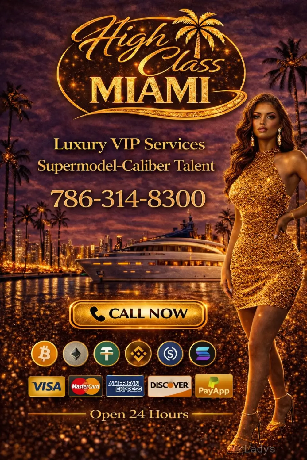 High Class Miami Escorts, 25 years beautiful nude Miami escorts girl, height 164 sm, Weight 50 kg