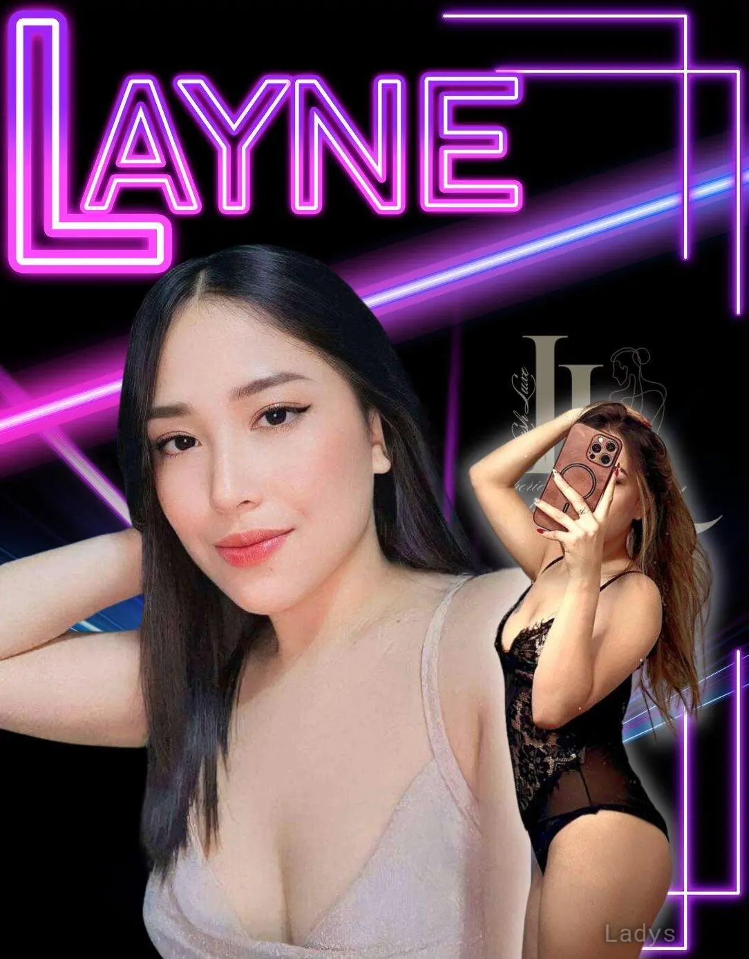 Layne, 23 years beautiful nude Quezon City escorts girl, height 152 sm, Weight  kg