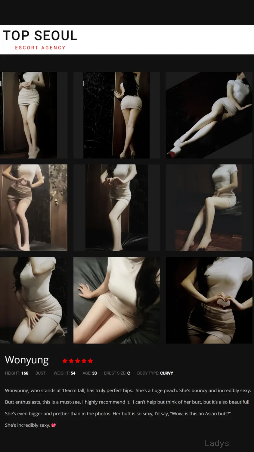 Top Seoul Escort Agency (Telegram Plz), 20 years beautiful nude Seoul escorts girl, height 164 sm, Weight 50 kg