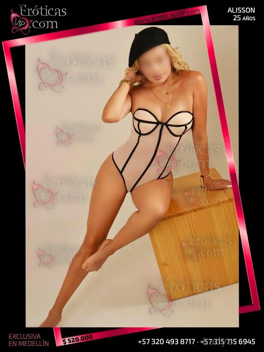 Alisson, 25 years european escort girl, height 170 sm, Weight  kg, skipthegames Medellin